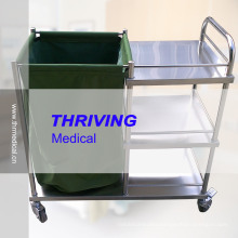 Stainless Steel Hospital Laundry Trolley
